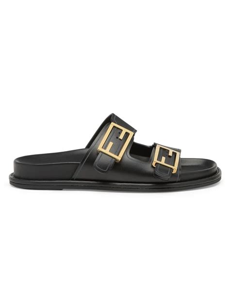 saks fifth avenue fendi slides|Fendi women's slides.